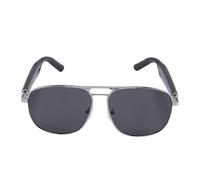 Cryfokt Occhiali per Traduzione AI, Occhiali da Sole Polarizzati Bluetooth Intelligenti con Traduzione Video in Tempo Reale Altoparlante per Microfono Integrato, per Chiamate Musicali (BLACK)