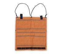 Cryfokt Organizer da Appendere da Campeggio, Robusto Organizer Tascabile da Campeggio con Cinghie di Fissaggio a Strappo, Design Multitasche, Borsa Portatile in Tela per Campeggio,