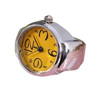 Cryfokt Orologio Analogico Al Quarzo Alla Moda con 8 Colori, Durevole e Unico per Appuntamenti Casuali, Feste, Squisita Fattura, Lega/acciaio Inossidabile (YELLOW)