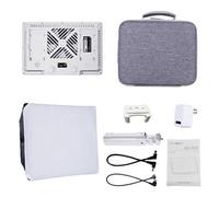 Cryfokt Pannello LED RGB, Pannello Video LED Dimmerabile 100W 2500K 9900K, Professionale con 1008 Perline Luminosità 4550lux 24 Effetti di Luce per la Fotografia