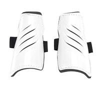 Cryfokt Parastinchi da Calcio, Parastinchi da Calcio Leggeri e Traspiranti, da Giovanile con Materiale PVC EVA per Protezione Tibia dei Calciatori Giovanili (WHITE)