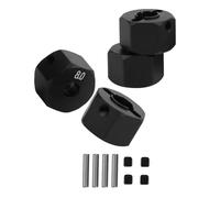 Cryfokt Parte di Aggiornamento del Esagonale della Ruota in Lega di Alluminio per Cingolato RC, Robusta Lavorazione CNC per Cingolato SCX10 RR10, Adatto per RC SCX10 90046 90047 RR10 [4 Pezzi, (8,0