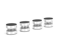 Cryfokt Parti per Altoparlanti, Punte Efficienti per (SILVER) | Installazione semplice, Migliora la qualità del suono, Materiali di alta qualità, Adatto per amplificatori