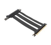 Cryfokt PCI E 4.0 X16 Cavo di Estensione, 128 Gbit/S 90 Gradi Adattatore GPU Cavo di Estensione Plugle Flessibili E per il Coperchio del PC (25CM)