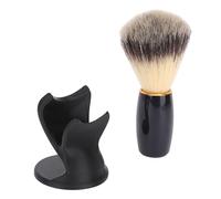 Cryfokt Pennello Barba e Supporto Kit Barba in Resina Leggera Dal Design Curvo per Toelettatura Viaggio Uomo 1 unità