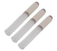 Cryfokt Pennello per Labbra in Silicone Setole Morbide Elastiche Applicatori di Rossetto Antipolvere per Lucidalabbra e Correttore, 3 Pennelli Portatili per Viaggiare