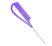 Cryfokt Pettine Codone Pettine Antistatico Per Lo Styling Dei Capelli Per Lo Styling Professionale Pettini Per Lo Dei Parrucchieri Per Il Barbiere A Casa (PURPLE)