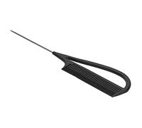 Cryfokt Pettine Codone Pettine Antistatico Per Lo Styling Dei Capelli Per Lo Styling Professionale Pettini Per Lo Dei Parrucchieri Per Il Barbiere A Casa (BLACK)
