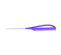 Cryfokt Pettine Codone Pettine Antistatico Per Lo Styling Dei Capelli Per Lo Styling Professionale Pettini Per Lo Dei Parrucchieri Per Il Barbiere A Casa (PURPLE)