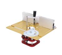 Cryfokt Piastra di Base per Inserto per da Tavolo per Fresa Kit di Fresatura Liscio e Facile da Usare per la Lavorazione del Legno, Meccanismo di Sollevamento Agile, Ideale per gli Appassionati di
