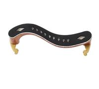 Cryfokt Poggiaspalla, Piedini in Gomma Antiscivolo Design Ergonomico Regolabile Modello Classico con Venature del Legno Cuscino di Supporto per Violino Leggero per Esercitarsi (3/4-4/4)