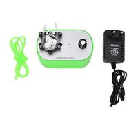 Cryfokt Pompa Peristaltica Miniatura, Motore 12V CC, Piccola Pompa di Circolazione Autoadescante a Manopola Singola con Luce di Promemoria Intelligente, (100-240 V (10~33 ml/min (G728-1-1) UE)