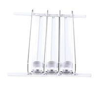 Cryfokt Portabevande per Frigorifero Organizzatore per Lattine di Soda a Spinta Automatica di Grande capacità Ampiamente Utilizzato Facile da Montare 38 Cm per Ripiani della Dispensa (WHITE)
