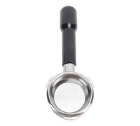 Cryfokt Portafilter Senza Fondo 58 Mm Compatibile con Macchina da caffè Barsetto, Ampia compatibilità a 3 Orecchie in Acciaio Inossidabile, Resistente All'ossidazione e Alla Corrosione (BLACK)