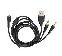 Cryfokt Pro Cavo per Cuffie con Jack da 3,5 Mm e Presa USB, Cavo Trasparente per 5 7, Lunghezza 2 M per Appassionati di Musica e Giochi,