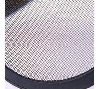 Cryfokt Protettiva in Rete di Acciaio Integrale Resistente Agli Urti Durevole per Giardino, Montata Sulla Testa per Falciatura del Giardino, per il Viso da Rifinitura (BLACK)