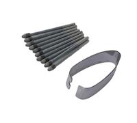 Cryfokt Punta di Ricambio per Penna Stylus, Punta Fine da 1,05 Mm | Alta sensibilità, materiale durevole in lino fine, compatibilità universale, set completo di 10