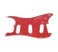 Cryfokt PVC Pickguard con Scudo in Alluminio per Chitarra Stile ST (GSSS38) | Piastra antigraffio di ricambio a 11 fori, protezione dalle interferenze, materiale PVC resistente, installazione semplice,