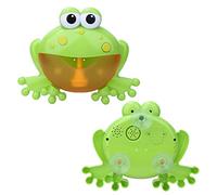 Cryfokt Rana Bubble Toy Music Bathing Partner Giocattoli Interattivi per lo Sviluppo per Bambini Plastica