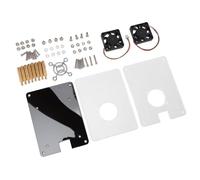 Cryfokt RasPi 5 Cool Custodia in Acrilico Integrata con Ventola per un Raffreddamento Efficiente della Scheda Madre, Elegante Custodia Trasparente a 2 Strati per Gli Appassionati del Fai da Te