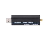 Cryfokt Ricevitore SDR RTL, Radio Definita da Software con Connessione USB, 100KHz-1766MHz RTL2832U R820T2 TCXO 0,5PPM, for Radioamatori