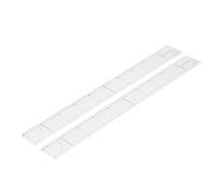 Cryfokt Righelli per Trapuntatura, Righelli per Trapuntatura in Acrilico Ad Alta Precisione Dal Design Antiscivolo, Antiscivolo con Set da 2 Pezzi per Cucito Artigianale Fai-da-te per Uso Domestico