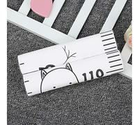 Cryfokt "Righello per Misurare L'altezza dei Bambini in Legno, Stile Cartone Animato, Decorazione da Parete Durevole da Appendere per la Casa, 79" Righello per L'altezza dei Bambini, per e adulti" (A)