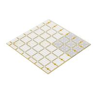 Cryfokt Righello per Quilting in Plastica Strumento di Misurazione Accurato e Trasparente per Cucire Patchwork 16 X 16 Cm
