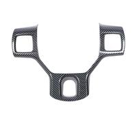 Cryfokt Rivestimento Coprivolante, Pomello del Volante Rivestimento Telaio in Fibra di Carbonio Stile Elegante Installazione Semplice per 1500 2500 3500 2011-2018