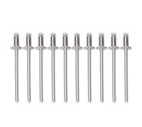 Cryfokt Rivetti a Rosetta 8 Pezzi, Rivetti a Rosetta in Alluminio Antiruggine per TAG PORTA VIN AMC con Design di Sostituzione Diretta, Adatti a Tutte le Parti Automobilistiche Che (SILVER)