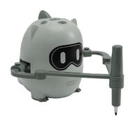 Cryfokt Robot da Disegno per Bambini, Macchina da Disegno Educativa Interattiva Montessori per la Coordinazione Occhio-mano, Giocattoli per l'apprendimento Automatico con 100 Carte Educative per