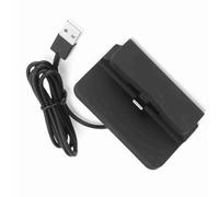 Cryfokt Robusto Supporto di Ricarica di Tipo C Caricatore per Telefono Cellulare con Design a Mani Libere per P9/P20pro Mate10, 100% Nuovissimo Base di Ricarica in Plastica Nera Cavo da 3,3 Piedi