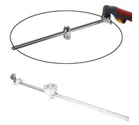 Cryfokt Rullo Guida Circolare per Torcia, Utensile Taglio in Acciaio Inossidabile con Righello in Scala per Taglierina AG60/SG55 per Fai Te