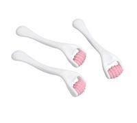 Cryfokt Rullo Massaggiante per Occhi e Viso in Silicone, Confezione 3, Ideale per il Relax Quotidiano e il Miglioramento della Salute (PINK)