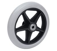 Cryfokt Ruota per Sedia a Rotelle 6 Pollici di Alta qualità con a 5 Fori, Ricambio Ideale per Deambulatori e Deambulatori, Funzionamento Regolare e Sicuro