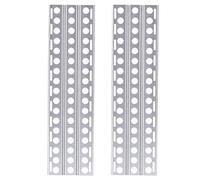 Cryfokt Scala in Metallo per Sabbia per Auto RC - Design Robusto con Pregevole Fattura per Crawler in Scala 1/10 1/8 - Perfetta per le Sfide a Ostacoli - Dimensioni 40 X 144 Mm