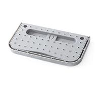 Cryfokt Scarpiera Sospesa per Massimizzare lo Spazio Nell'armadio per Scarpe da Ginnastica, Pantofole con Tacco Alto - Plastica ABS Resistente - 11 X 5,7 X 0,8 Pollici (GRAY)