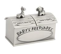 Cryfokt Scatola dei Ricordi per Bambini Design Elegante, Resistente Alla Ruggine, Regali per la Fatina dei Denti per Bambini 6,1 X 5 X 3,5 Cm (Colore stagno antico)