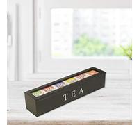 Cryfokt Scatola di Stoccaggio del tè, Teatro Ad Alta Durezza Alla Moda Organizzatore a Prova di Polvere per il caffè (WHITE)