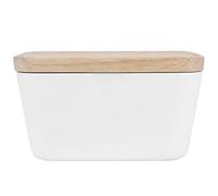 Cryfokt Scatola per Burro di Alta qualità, Resistente, con Coperchio in Melammina, Tagliere, Accessorio da per il Ristorante Domestico, Bianco 2 X 5,1 X 2,9 Pollici (400#)