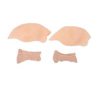 Cryfokt Set di Berretti Calvi in lattice per Trucco 2 Pezzi, Berretto per Parrucca con Testa Calva Realistica per Bambini e Adulti, Perfetto per Trasformazioni di Feste e Halloween (Nudo)