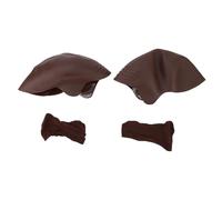 Cryfokt Set di Berretti Calvi in lattice per Trucco 2 Pezzi, Berretto per Parrucca con Testa Calva Realistica per Bambini e Adulti, Perfetto per Trasformazioni di Feste e Halloween (BROWN)