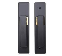 Cryfokt Set di Bloccaggio della Porta Interna, Leva della Porta a Chiave Completa, Evitare l'usura con un Grande Pulsante Solido per il Bagno (#1)