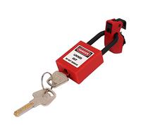 Cryfokt Set di Blocco Universale Compatto per Interruttore Automatico Dispositivo di Blocco Sicuro e Facile Installare per Energia Elettrica Chimica Industriale Petrolio Nylon Ottone 1 Set