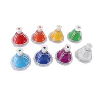 Cryfokt Set di Campanelli da Scrivania Colorati a 8 Note per L'educazione Musicale, il Divertimento e lo Sviluppo della Coordinazione, 8 Pezzi per Bambini e Principianti