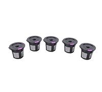 Cryfokt Set di Capsule di caffè Ricaricabili con Filtro Fine per Macchine 2.0 e 1.0, Materiale PP Resistente da 5 Pezzi, Estrazione del caffè Ad Alta Precisione, Ideale per Uso Domestico