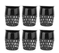 Cryfokt Set di Cestini da Biliardo in Plastica di Alta qualità, Aspetto Semplice, Ottimo Accessorio per Snooker, Altezza 9,45", Adatto per la Maggior Parte dei Tavoli da Biliardo (16 cm)