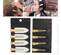 Cryfokt Set di Fermagli per Capelli 8 Pezzi, Forcine Parrucchiere Antiscivolo a Forma di Foglia per uno Styling Facile, Uso Versatile nel Trucco e Nella Pulizia del Viso