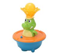 Cryfokt Set di Giocattoli da Bagno Multifunzionali a Forma di Coccodrillo con Spruzzo D'acqua con 5 modalità per il Bagnetto di Neonati e Bambini, Divertente, in Plastica, 14 X 12 X 13 Cm (ORANGE)