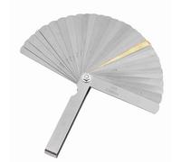 Cryfokt Set di Misuratori per Chitarra Resistenti in Acciaio Inossidabile con Ampie Funzioni, Design Semplice per Chitarristi, Spessimetro da 30 Pezzi Color Argento, Materiale Ad Alta Resistenza